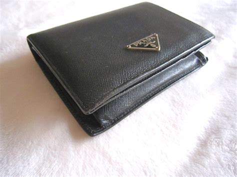 prada mini bifold wallet|authentic prada wallet.